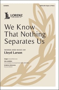 We Know That Nothing Separates Us SATB choral sheet music cover Thumbnail